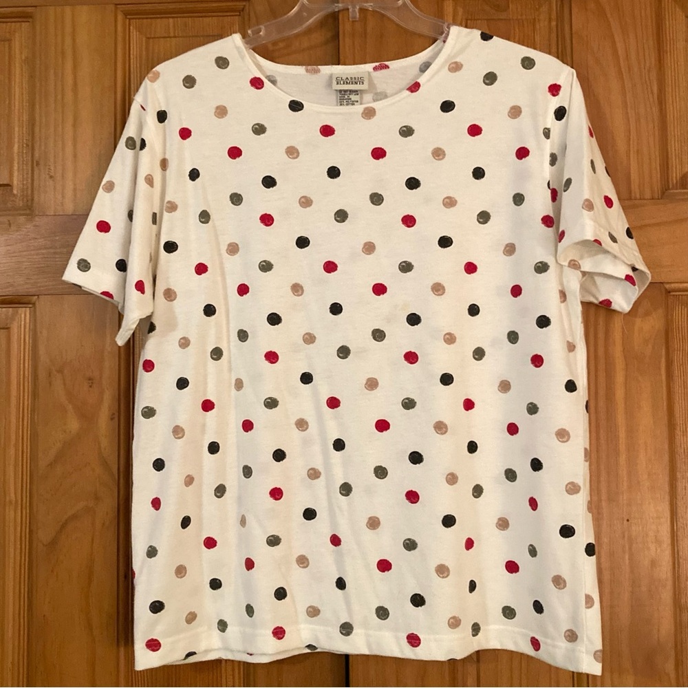 EUC Vintage Classic Elements Top Blouse Size L